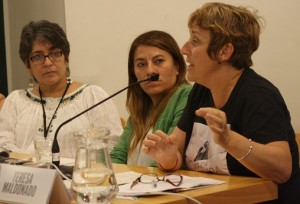 Cristina Alvarado, Verónica Cruz y Teresa Maldonado