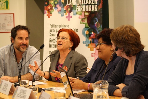 Javier Gil, Casilda Velasco, Verónica Castellanos y María Luisa Delgado