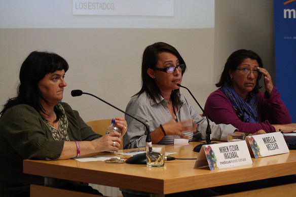 Itziar Irazábal, Mirella Melgar y Betty Porras