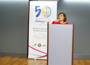 María Guijarro, durante su intervención