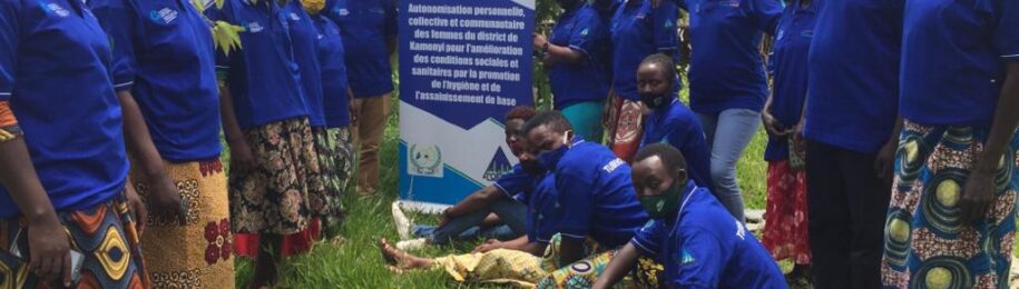 Higiene básica y saneamiento para el empoderamiento de mujeres en Ruanda